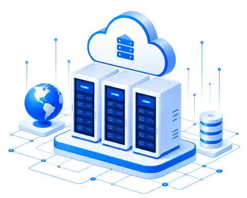 新加坡云备份服务器与云计算基础设施示意图